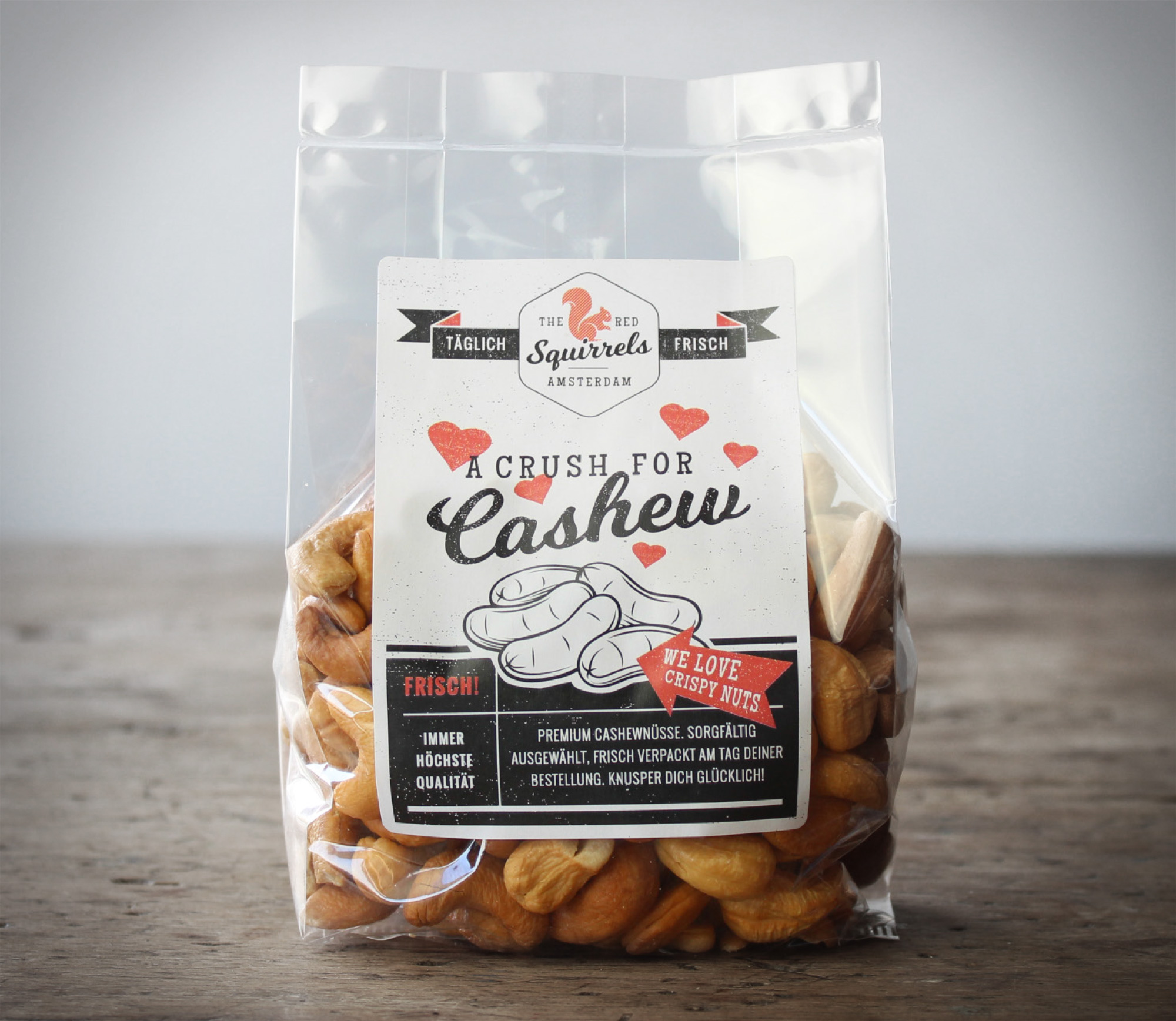 A CRUSH ON CASHEW Gebrand, gezouten 250 g