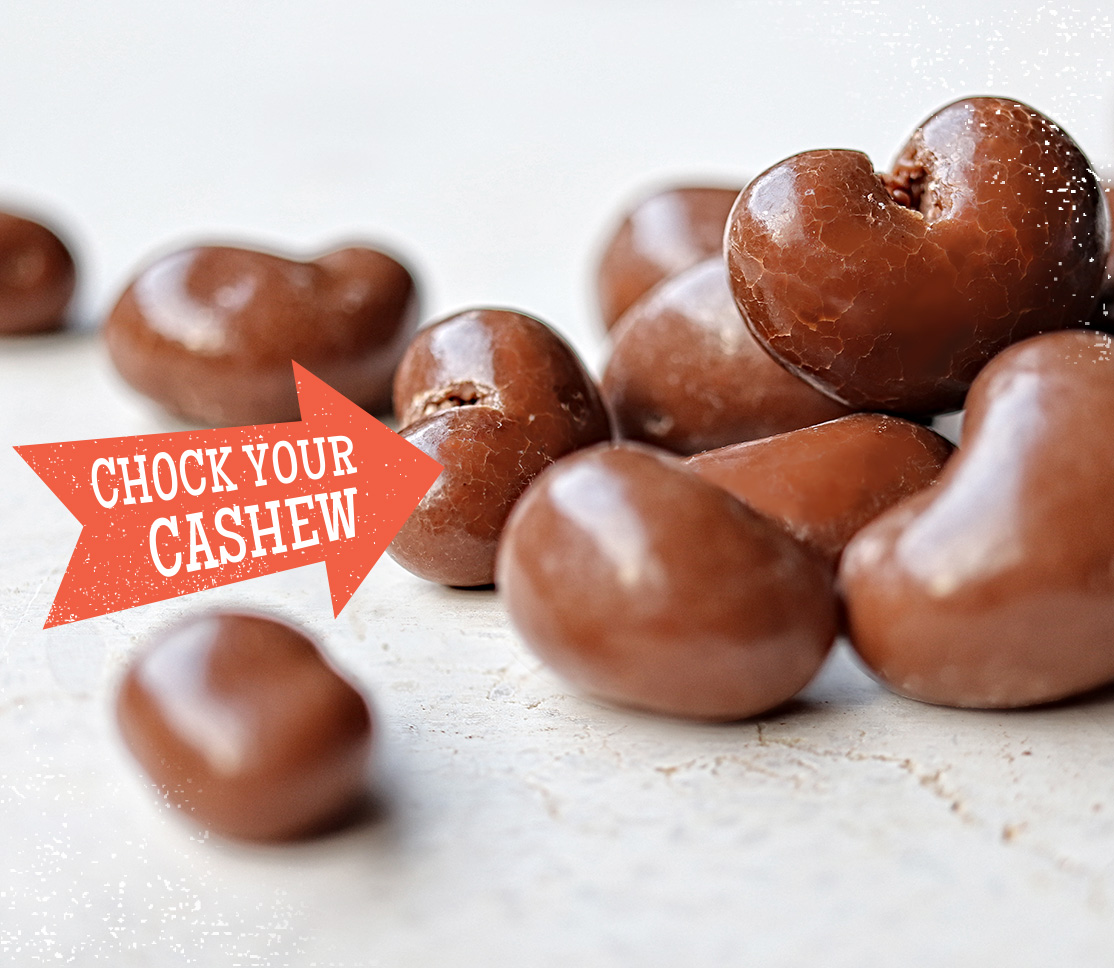 GO CRAZY CHOCO-CASHEWS 500 g Cashewnoten